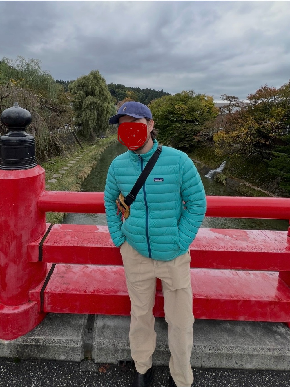 Patagonia Men’s Teal Puffy Down Jacket